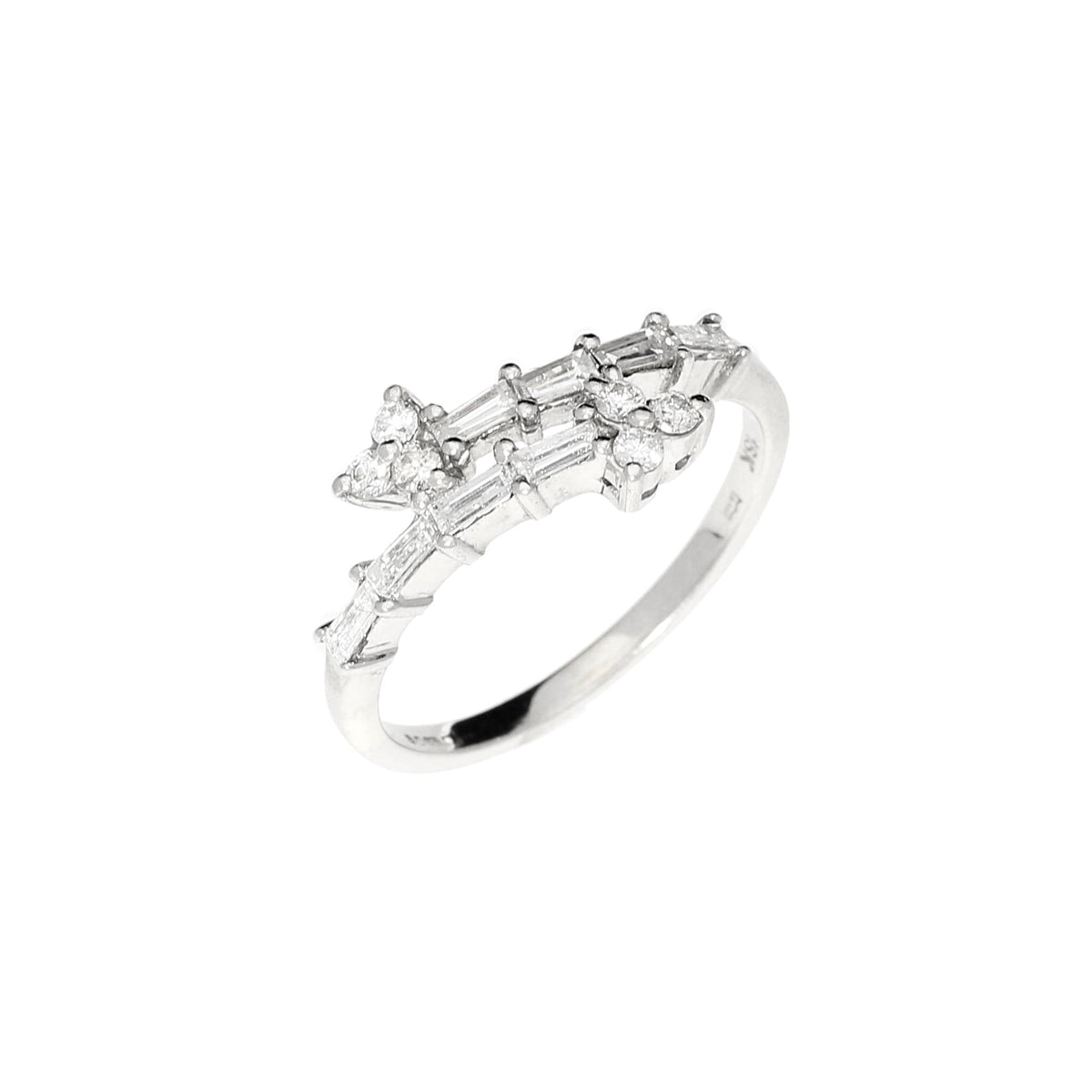 18ct White Gold Fancy 0.44ct Diamond Ring