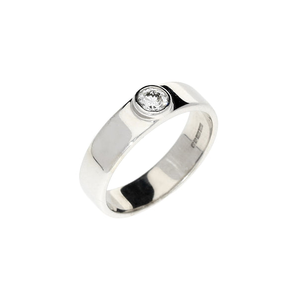 9ct White Gold 0.20ct Diamond Ring