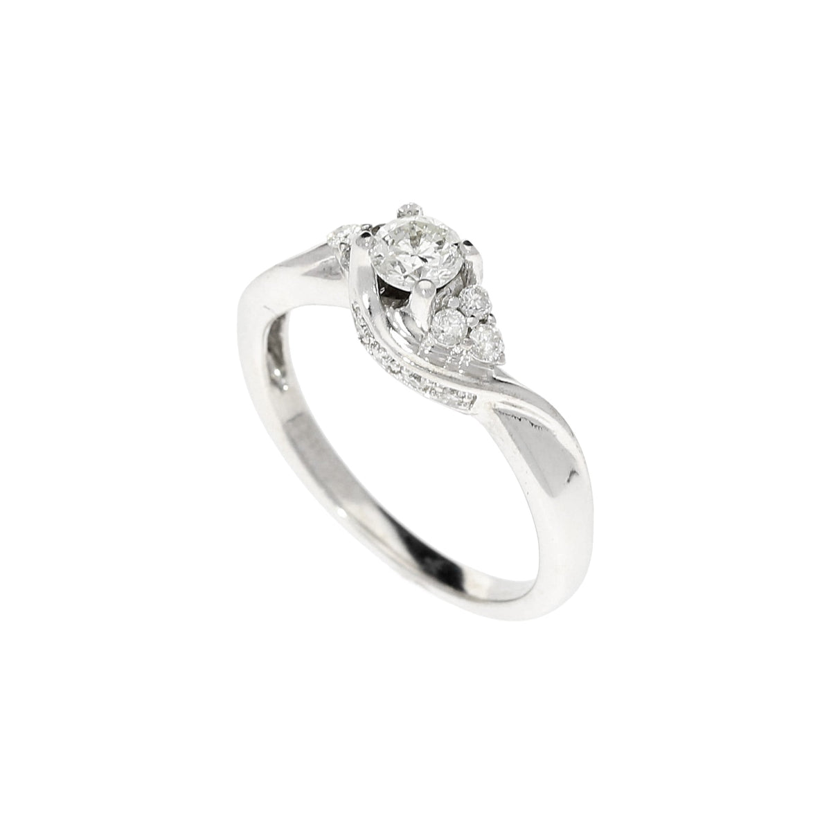 18ct White Gold 0.50ct Diamond Engagement Ring