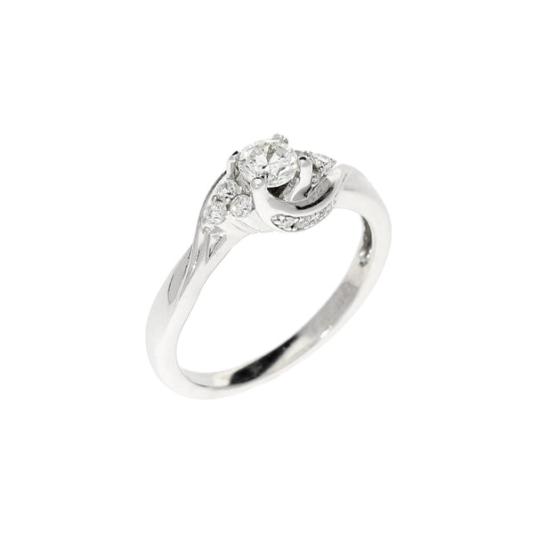 18ct White Gold 0.50ct Diamond Engagement Ring