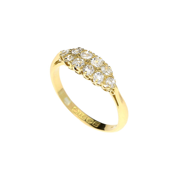 18ct Yellow Gold 0.62ct Fancy Cluster Ring