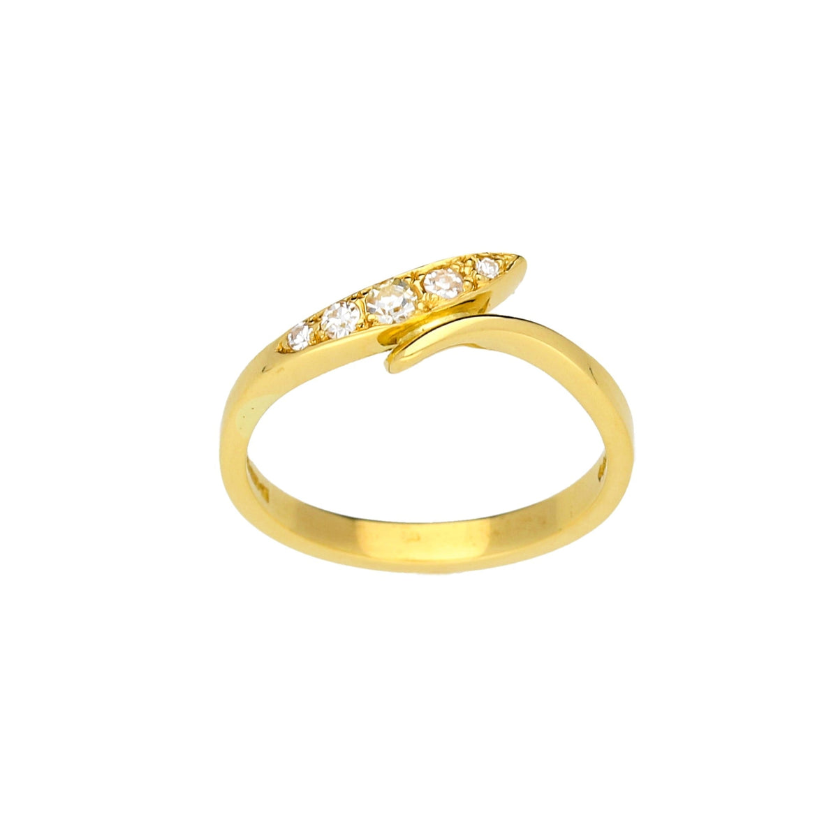 18ct Yellow Gold Eight Cut Fancy Diamond Ring