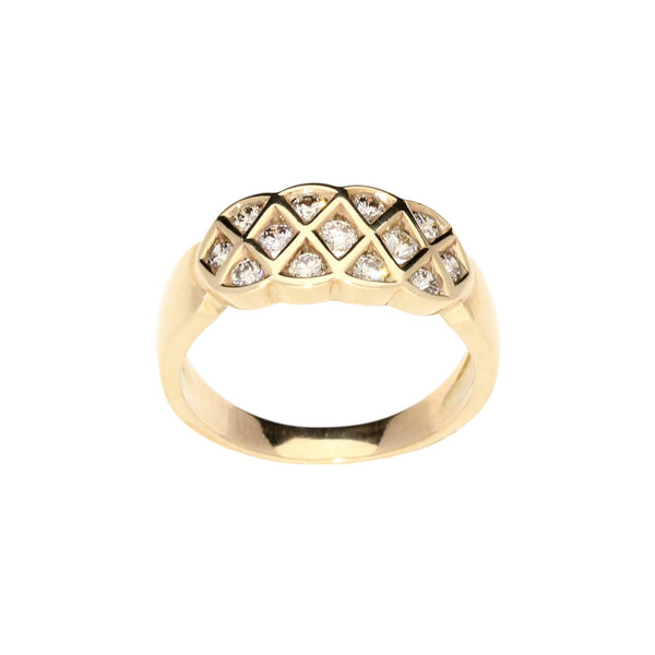 9ct Yellow Gold 0.50ct Fancy Diamond Ring