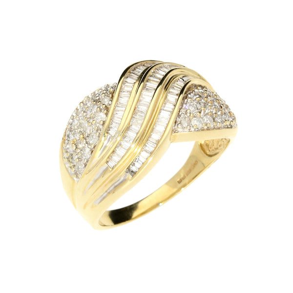 9ct Yellow Gold 1.00ct Fancy Diamond Ring