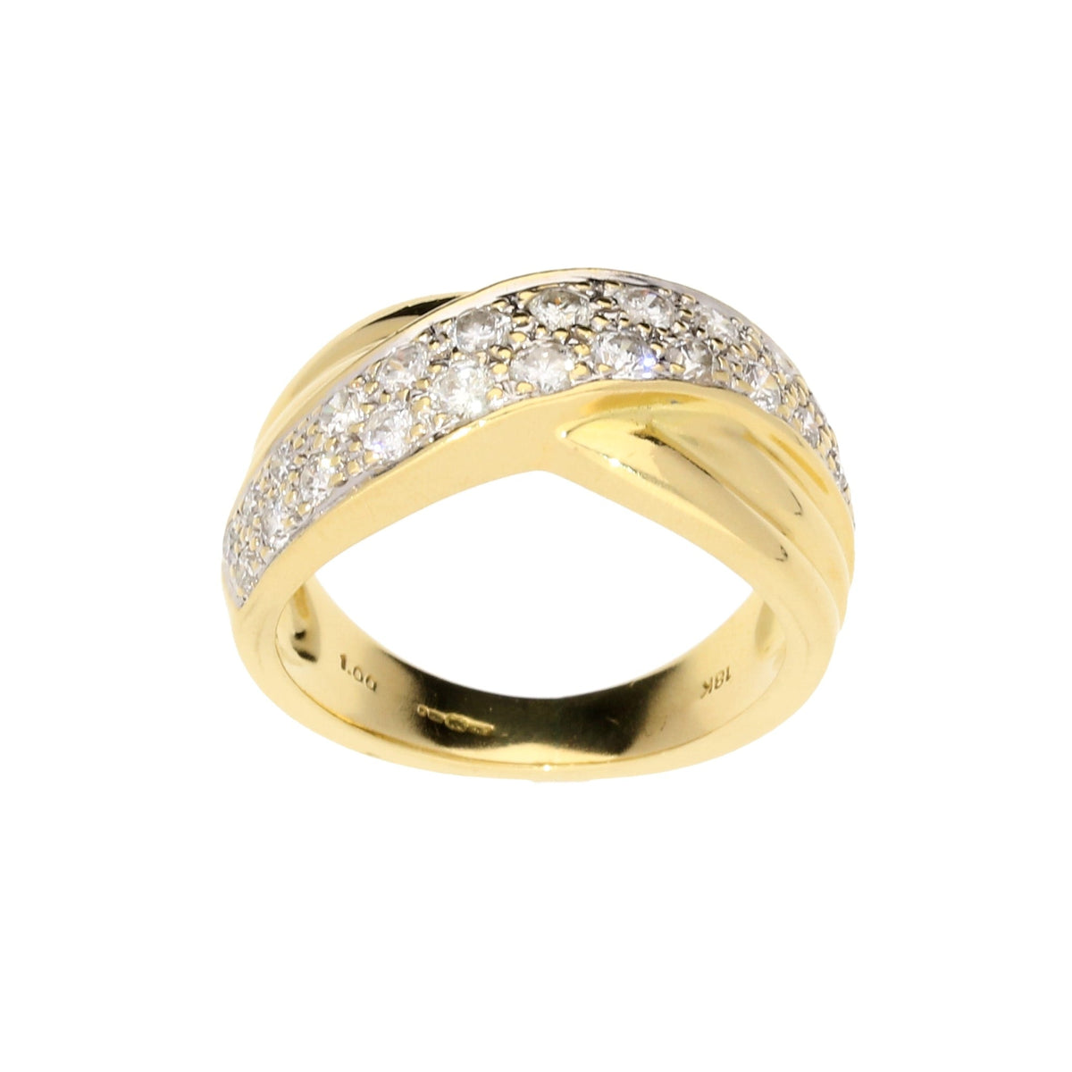 18ct Yellow Gold 1.00ct Fancy Diamond Ring