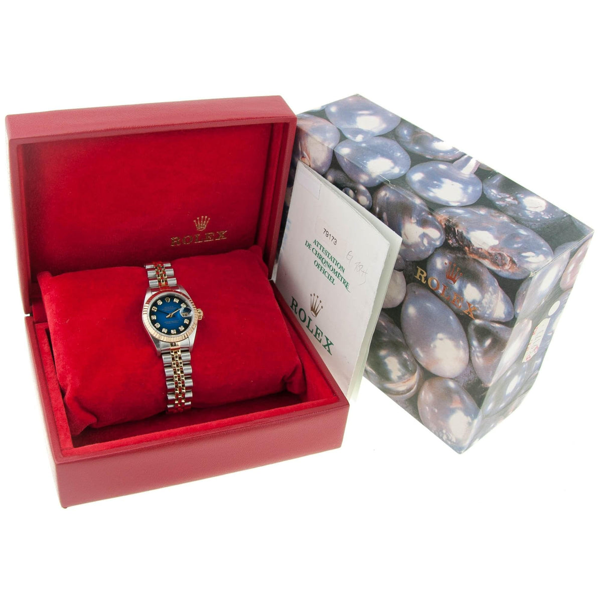 Datejust 79173 - Ladies Watch - Blue Diamond Dial - 2000