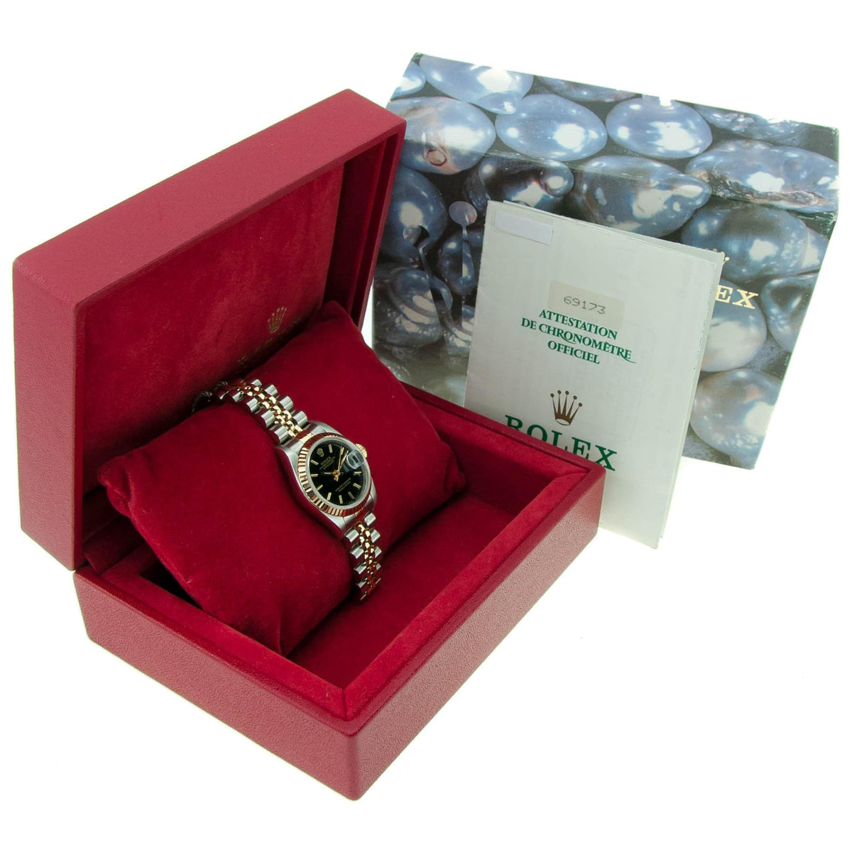 Datejust 69173 - Ladies Watch - Black Dial - 1995
