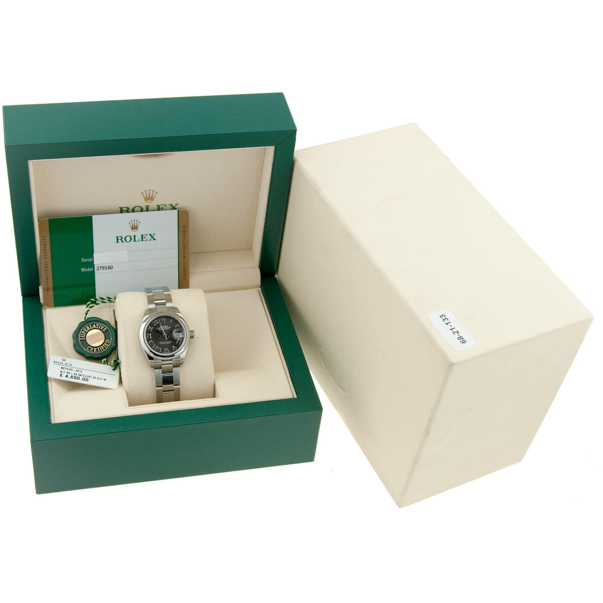 Datejust 279160 - Ladies 28mm Watch - Dark Grey Dial