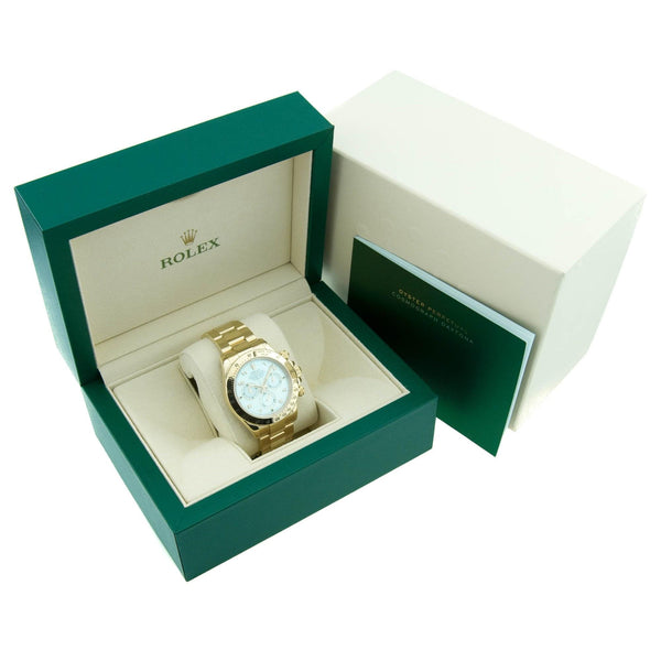 Daytona 116528 - Gold Gents Watch - Mother of Pearl Dial - 2010