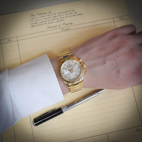 Daytona 116528 - Gold Gents Watch - Mother of Pearl Dial - 2010