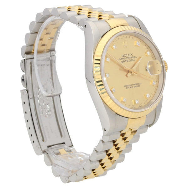Datejust 16233 - Gents Watch - Champagne Dial - 1994
