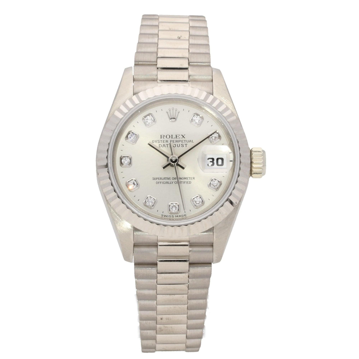 Datejust 69179 - Ladies Gold Watch - Diamond Dial - 1998