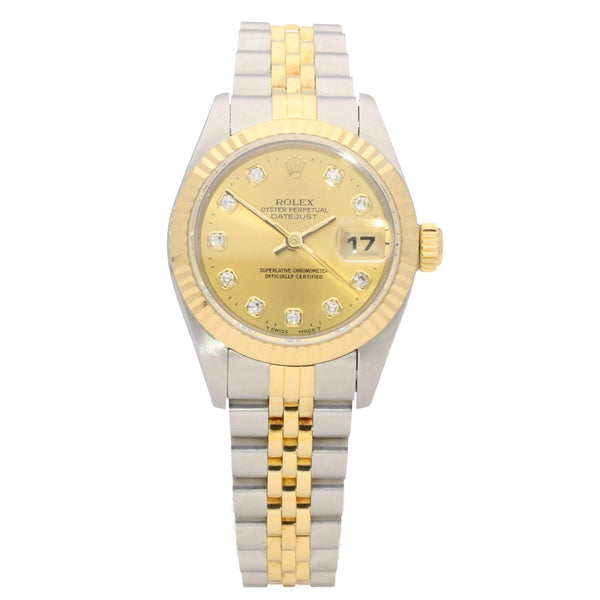 Datejust 69173 - Ladies Watch - Diamond Champagne Dial - 1995