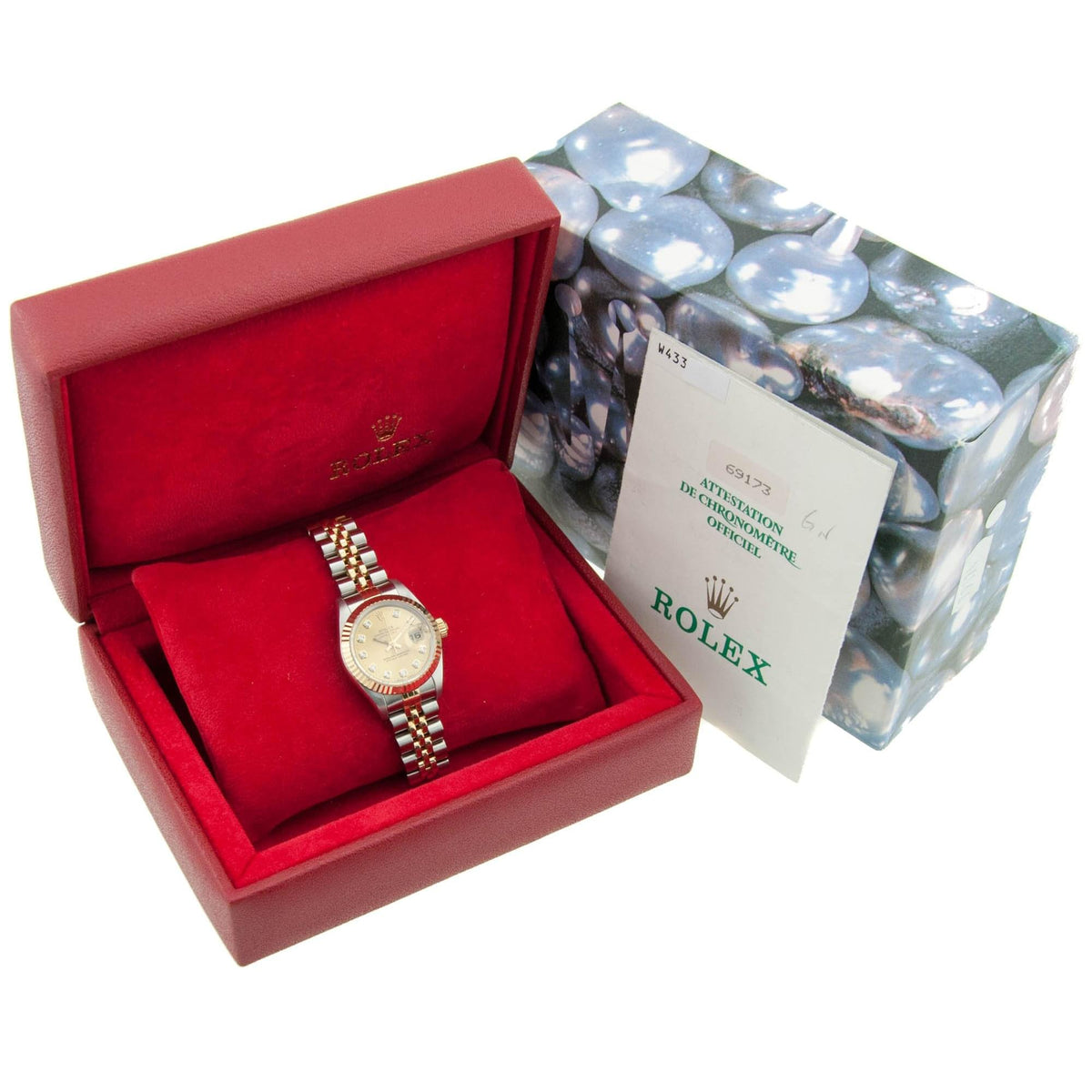 Datejust 69173 - Ladies Watch - Diamond Champagne Dial - 1995