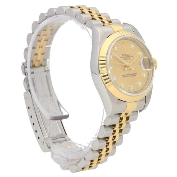 Datejust 69173 - Ladies Watch - Diamond Champagne Dial - 1995