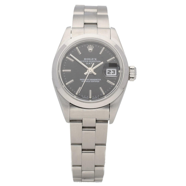 Oyster Perpetual Date 69160 - Ladies Watch - Black Dial - 1998