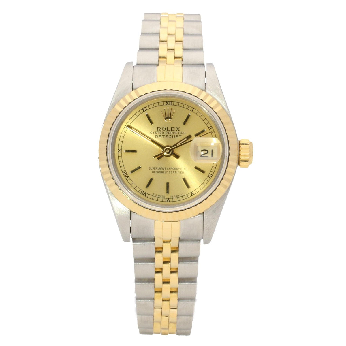 Datejust 69173 - Ladies Watch – Champagne Baton Dial – 1997