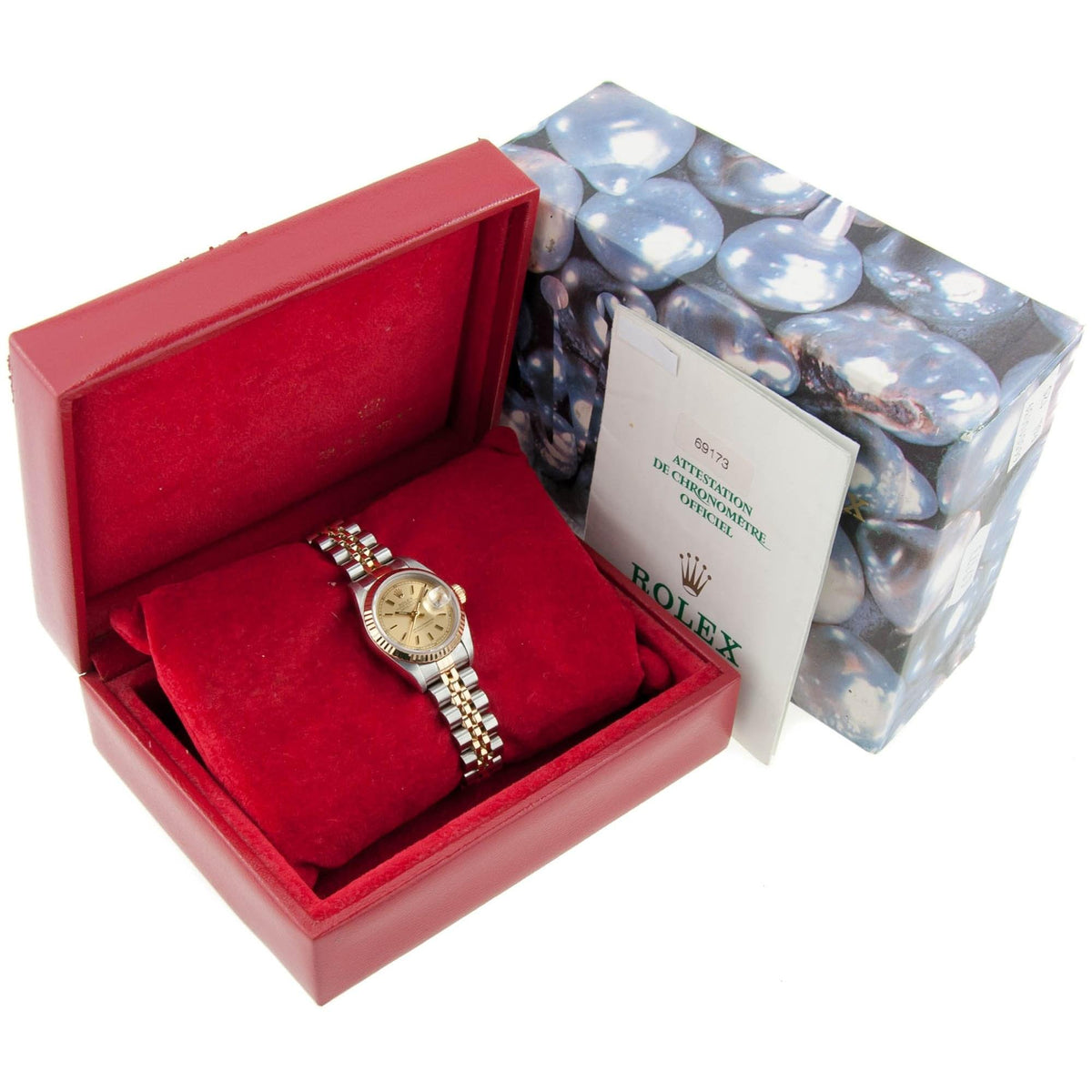 Datejust 69173 - Ladies Watch – Champagne Baton Dial – 1997