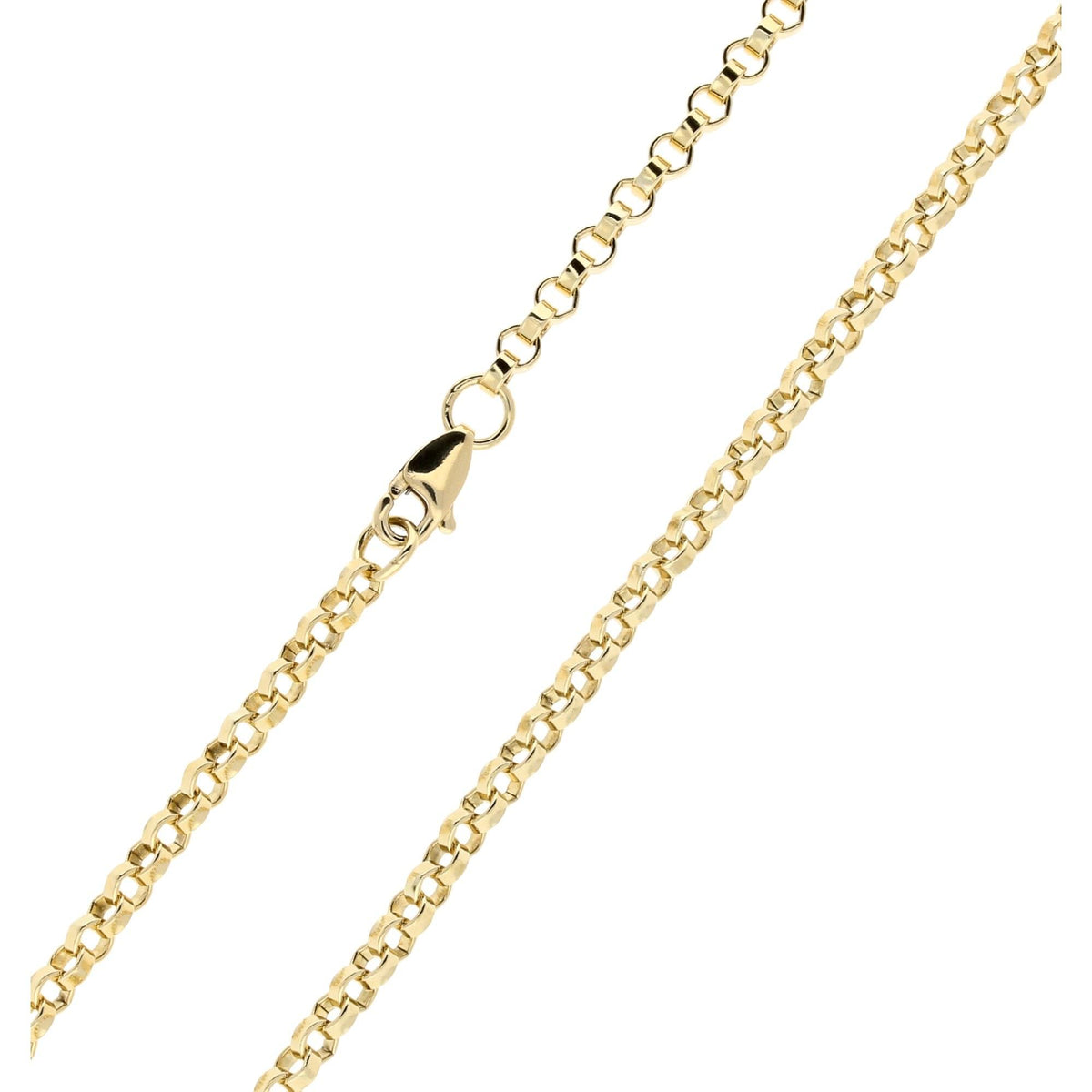 9ct Yellow Gold Belcher Chain - 12.40g