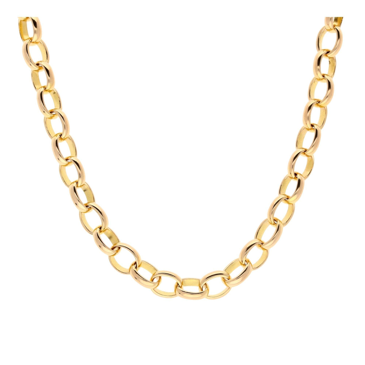 9ct Yellow Gold Belcher Chain - 36.70g