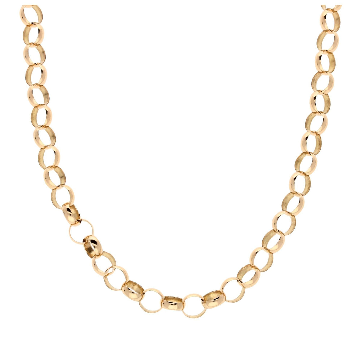 9ct Rose Gold Belcher Chain - 11.20g