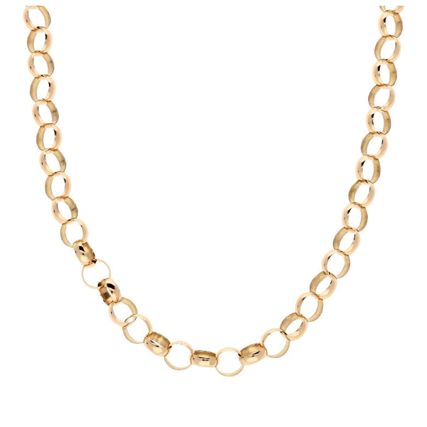 9ct Rose Gold Belcher Chain - 11.20g