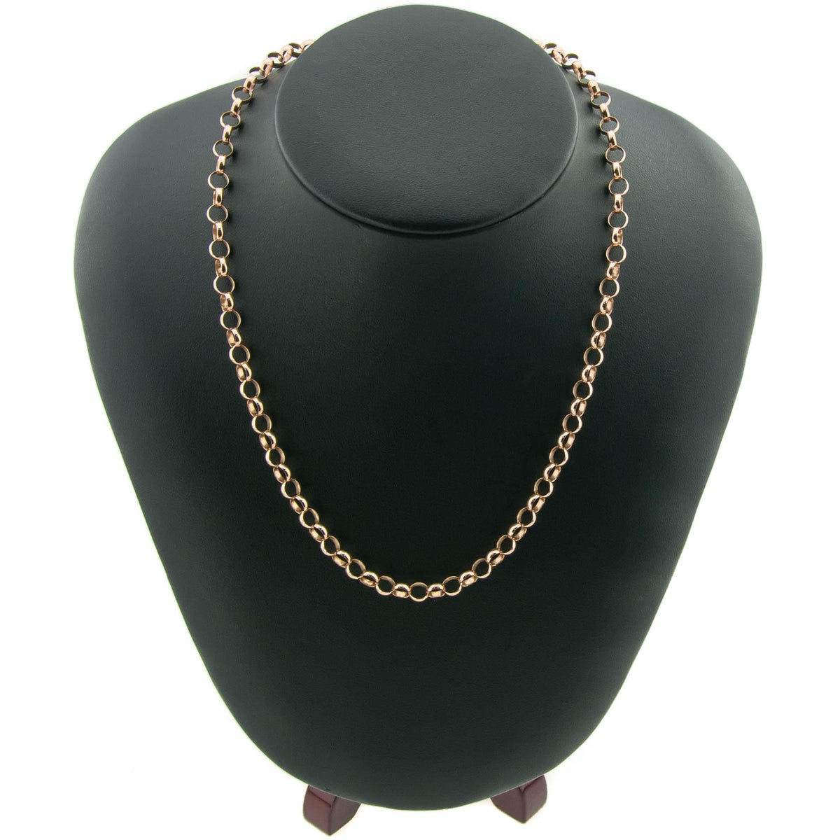 9ct Rose Gold Belcher Chain - 11.20g