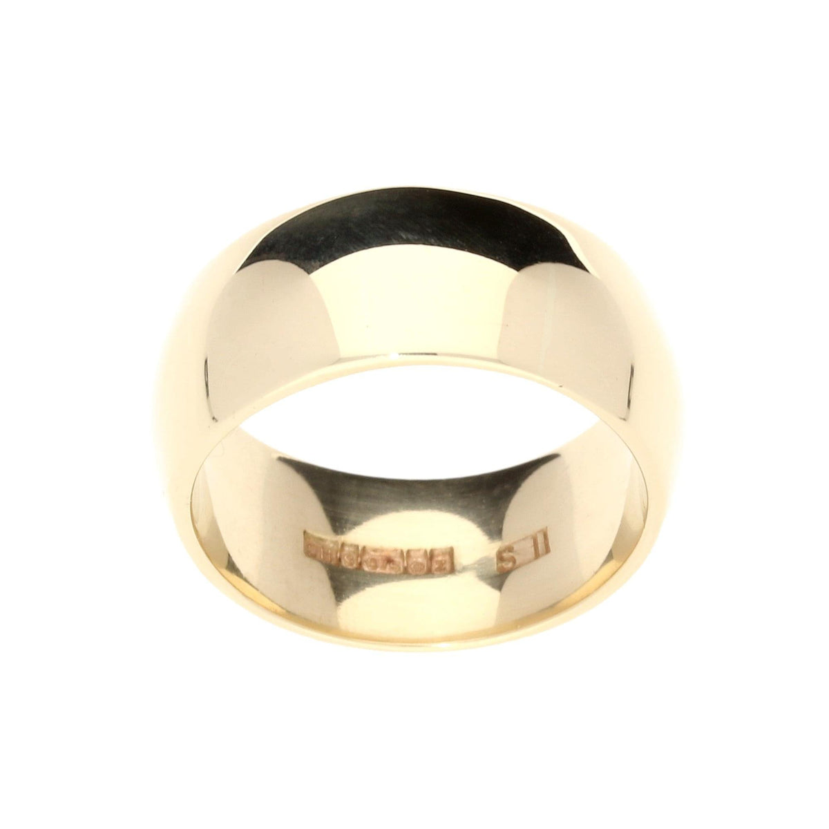 9ct Yellow Gold 10mm Wedding Ring - 14.60g