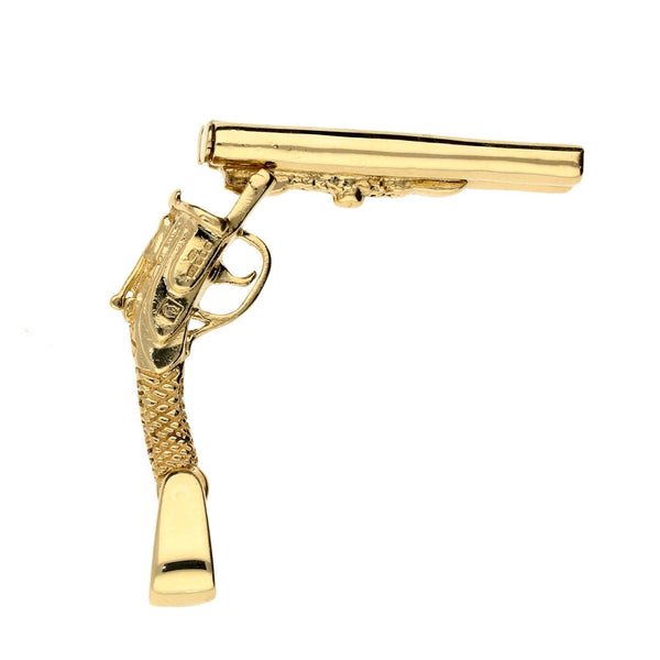 9ct Yellow Gold Shotgun Pendant - 13.10g