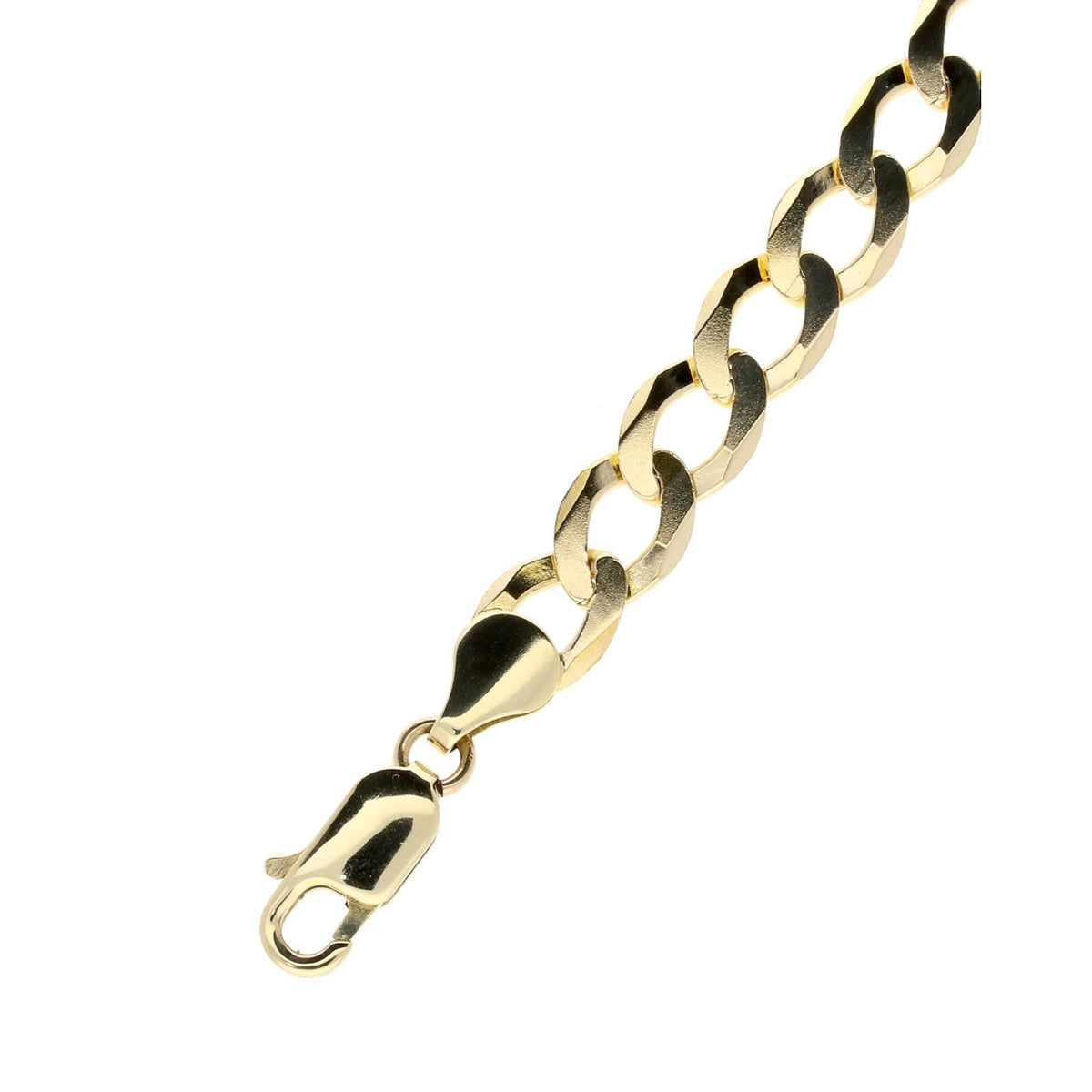 9ct Yellow Gold Curb Bracelet - 8.10g