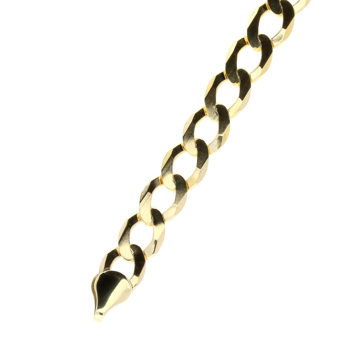 9ct Yellow Gold Curb Bracelet - 8.10g