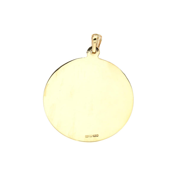9ct Yellow Gold St Christopher Pendant - 5.80g