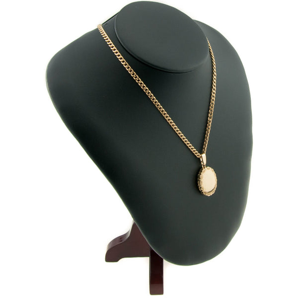 9ct Yellow Gold Locket & Chain - 10.50g