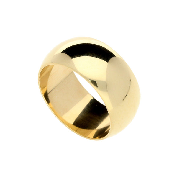 9ct Yellow Gold 10mm Wedding Ring - 10.90g