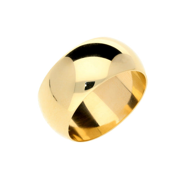 9ct Yellow Gold 10mm Wedding Ring - 10.90g