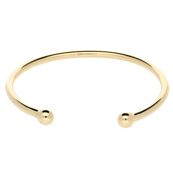 9ct Yellow Gold Gents Torque Bangle - 25.30g