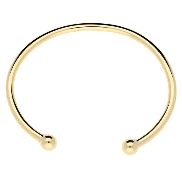 9ct Yellow Gold Gents Torque Bangle - 25.30g