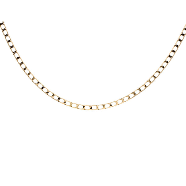 Ladies 20” 9ct Yellow Gold Curb Chain – 4.20g