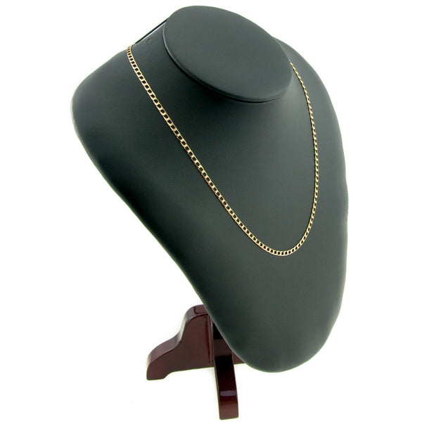 Ladies 20” 9ct Yellow Gold Curb Chain – 4.20g
