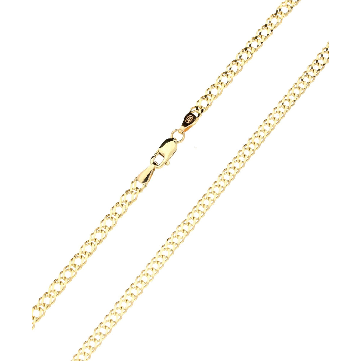 9ct Yellow Gold Fancy Belcher Chain & Locket - 8.80g