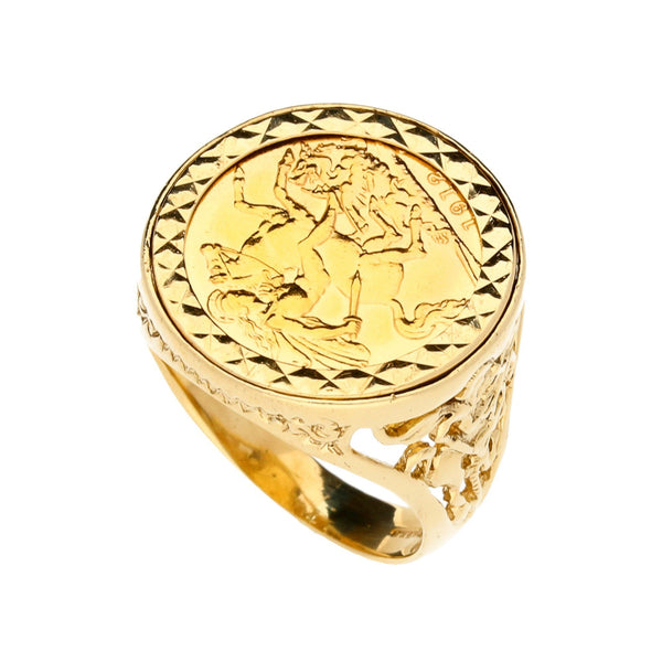 1912 Half Sovereign Gold Ring