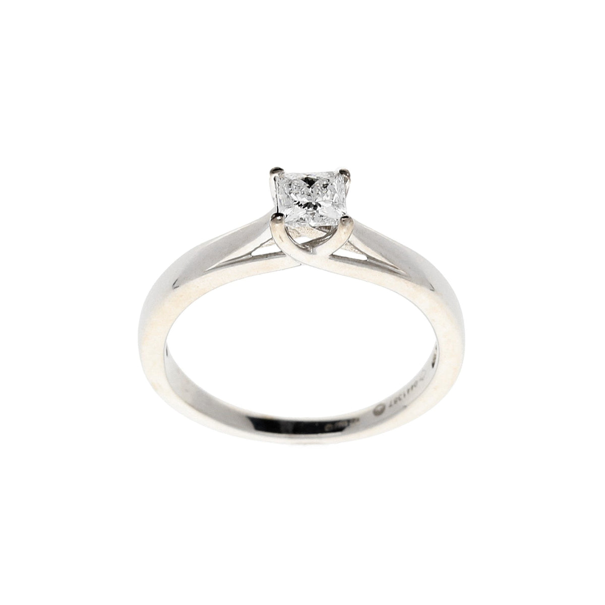 Canadian Ice Diamond' Princess Cut Engagement Ring - 0.40ct
