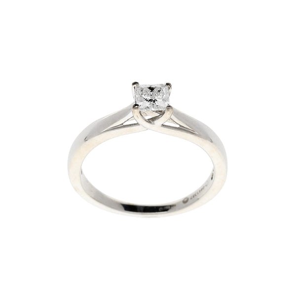 Canadian Ice Diamond' Princess Cut Engagement Ring - 0.40ct