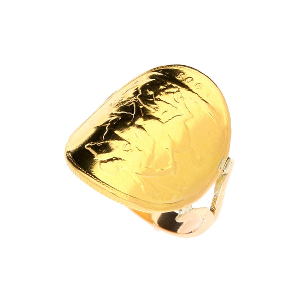 1903 Full Bent-Over Sovereign Ring - 9.50g