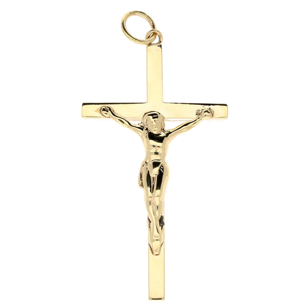 9ct Yellow Gold Crucifix - 5.70g