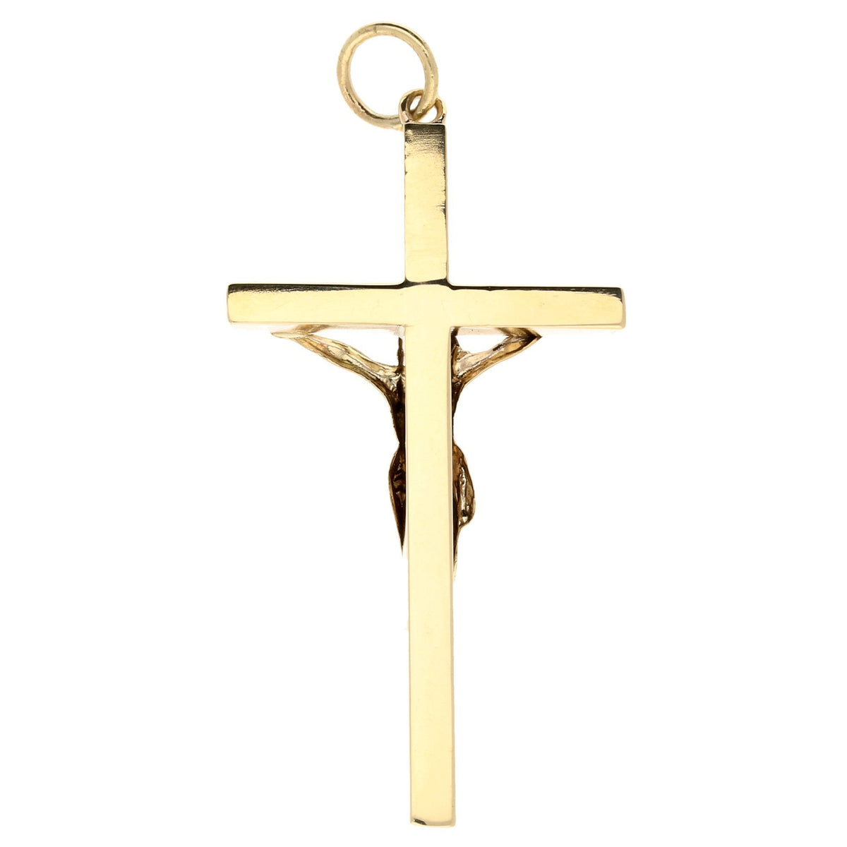 9ct Yellow Gold Crucifix - 5.70g