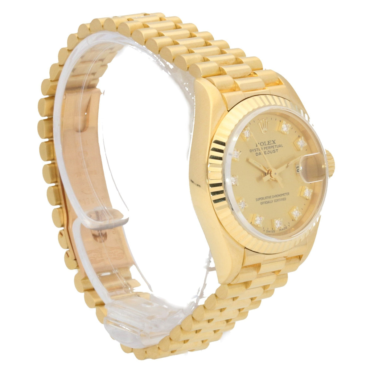 Datejust 69178 - Ladies Gold Watch - Diamond Dial - 1995