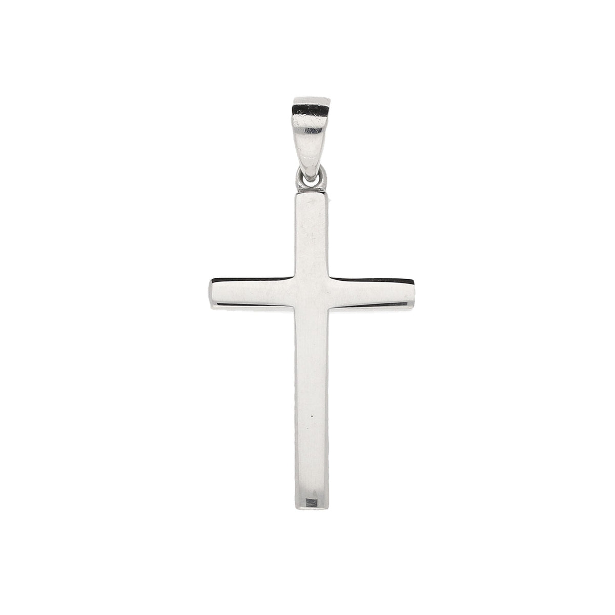 9ct White Gold Cross 4.5 grams