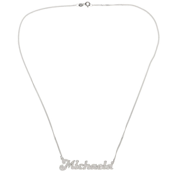18ct White Gold 'Michaela' Diamond Pendant - 1.50ct