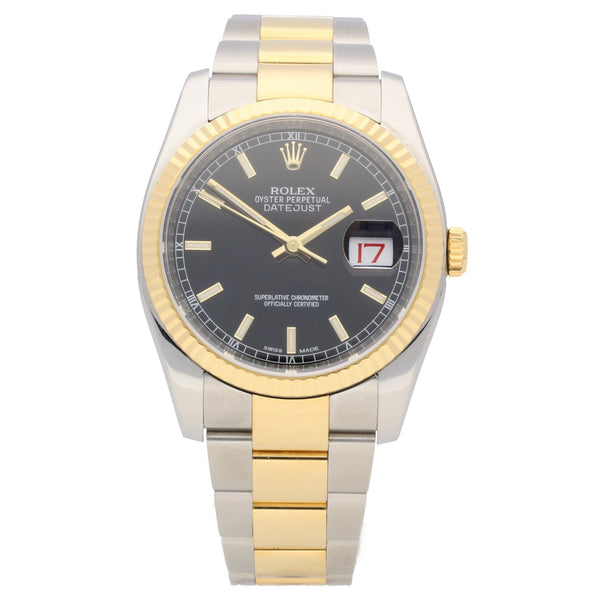 Datejust 116233 - Gents Watch - Black Dial - 2014